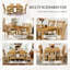 Dining Table Set With 4 Chairs, 60"L Table & 23"H Chairs-113811686