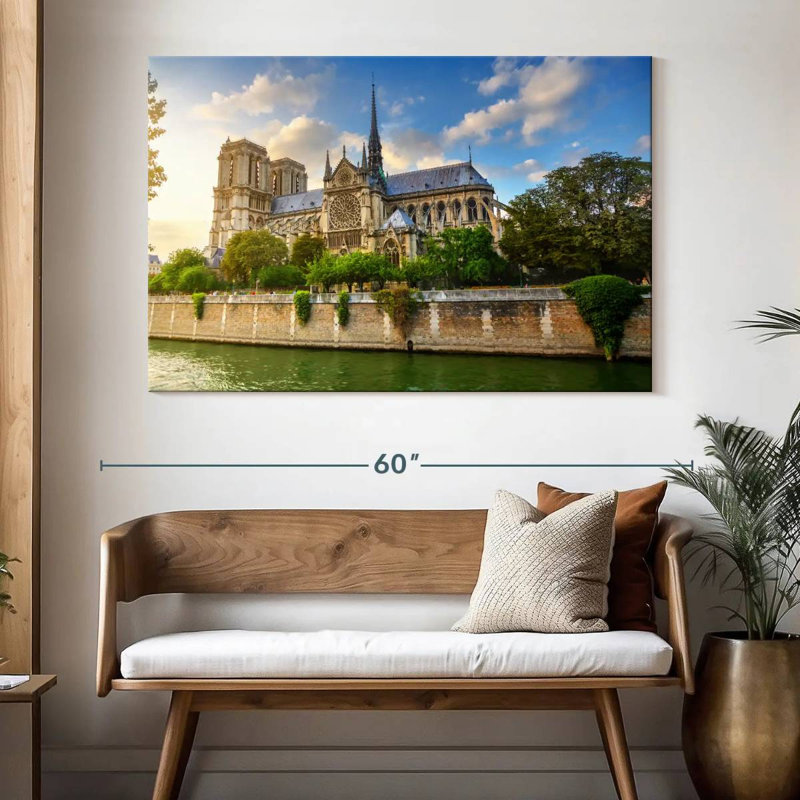 Ravi Notre Dame By The River, 34" H x 51" W