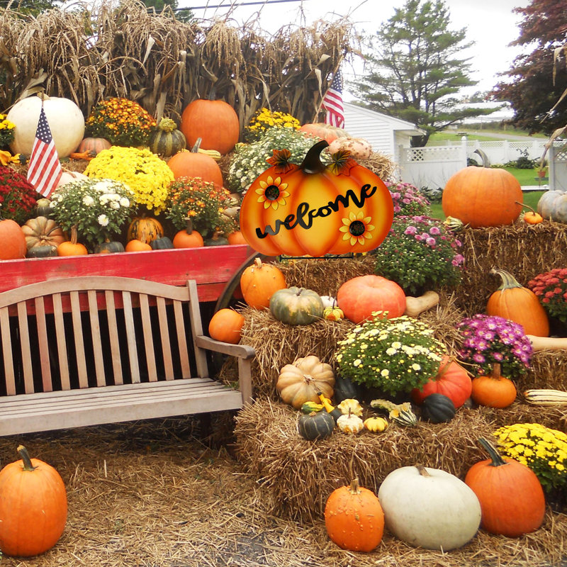 Metal Thanksgiving Decoration