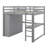 Leda Full 3 Drawer Standard Loft Bed with Built-in-Desk by Harriet Bee-1059635520