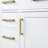 Gavino 84'' Double Bathroom Vanity with Engineered Stone Top-25652329