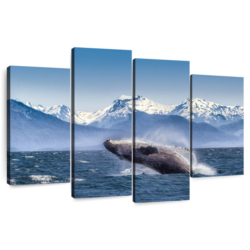 Brampt Humpback Whale Backflip, 22"H x 36"W
