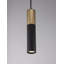 POGNO 1 - Light Black/Gold Cylinder Pendant