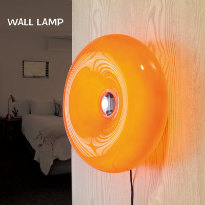 12" Dimmable Wall Sconce with Glass Shade