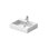 Lavabo de salle de bain mural rectangulaire en céramique avec trop-plein Vero