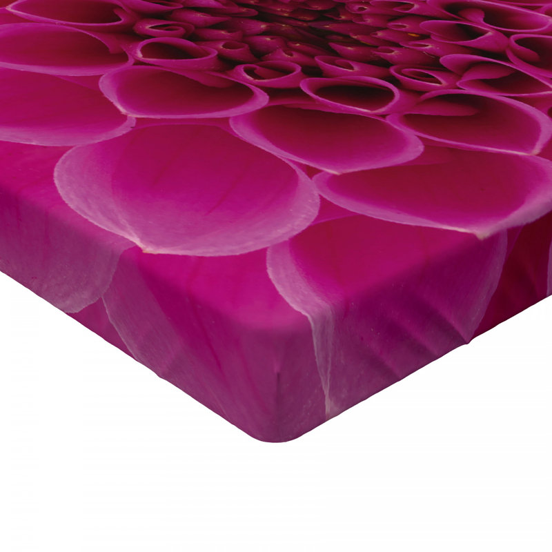 Microfiber Floral Fitted Sheet, Full Fitted Sheet