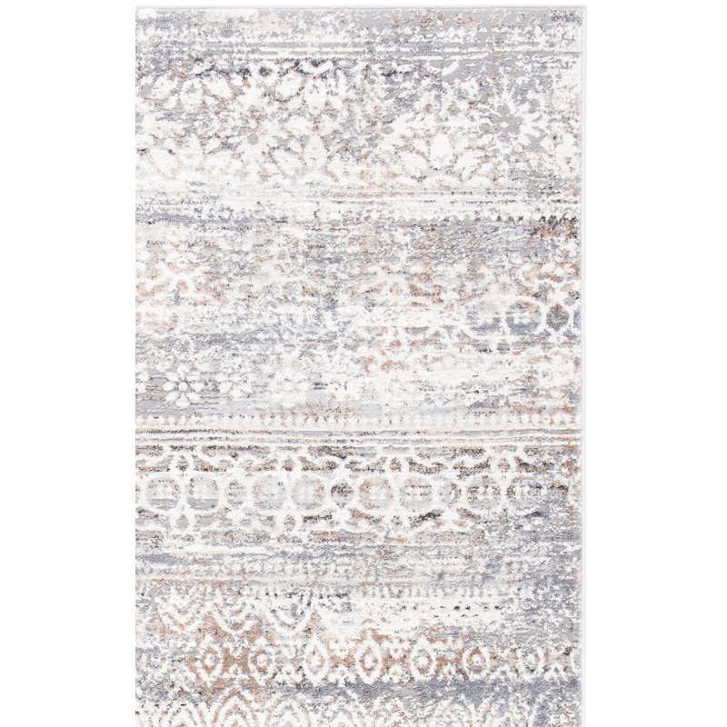 Tapis en coton Gratia Southwestern, Carré 6 pi 7 po