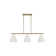 Stephens 3 - Light Dimmable Modern Linear Chandelier