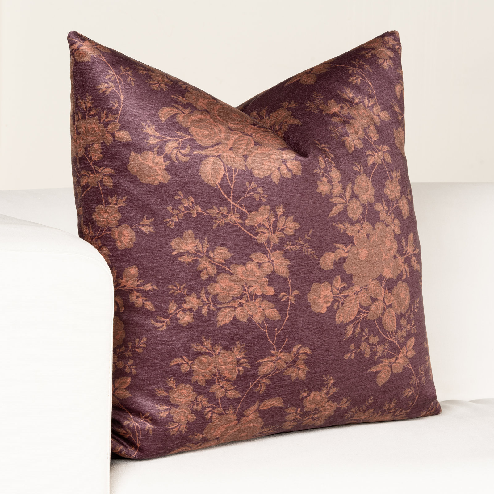 39" x 30" Pillow Cover and Insert, Polyfill, 30" x 30", Cherry