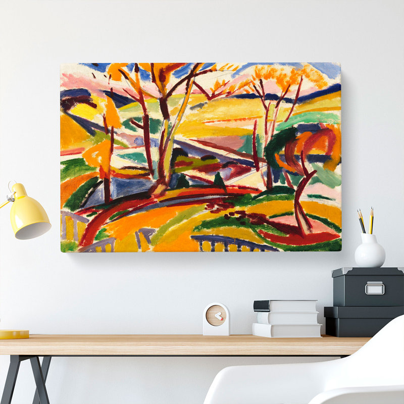 Valley Falls by Henry Lyman Sayen - Wrapped Canvas Painting, 50cm H x 76cm W x 3cm D