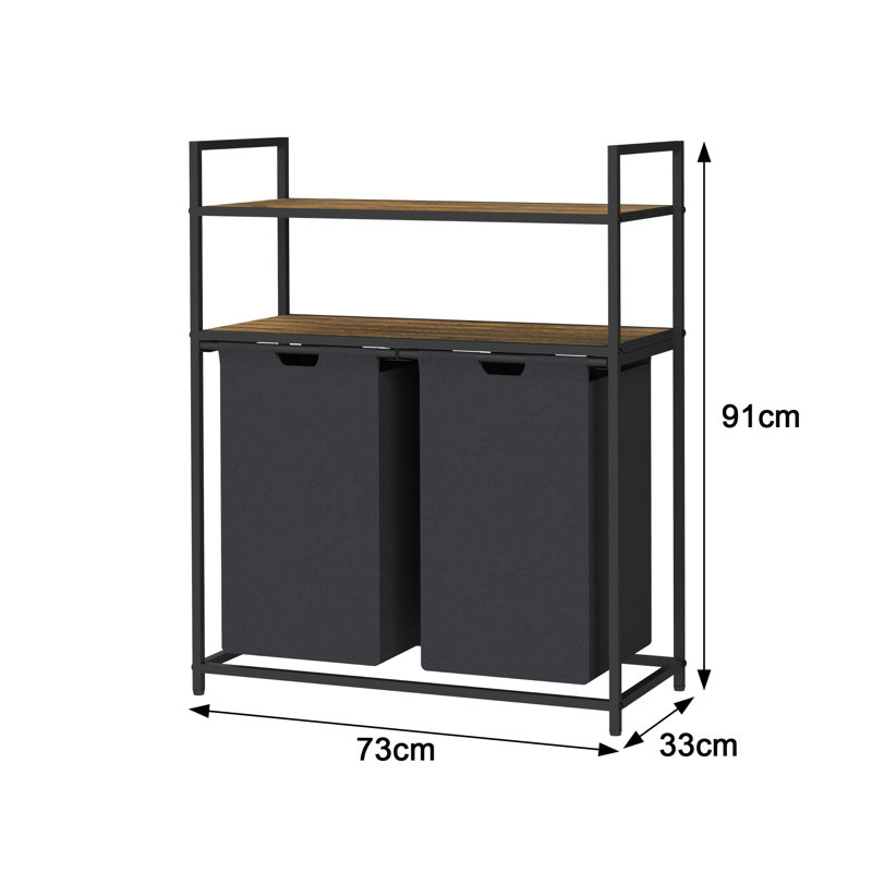 Laundry Hamper, Black