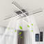 Ventilateur de plafond à DEL à intensité variable réversible 33,46 po Hanke avec lumière et télécommande-332493448-332493454