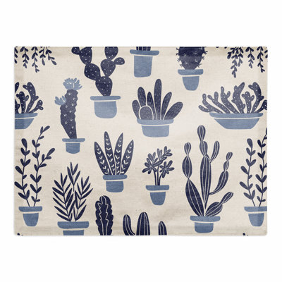 Napperon Houseplants On Linen