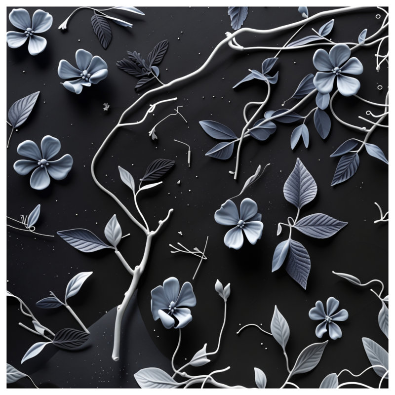 Housse de couette Floral Bedding, Très grand lit