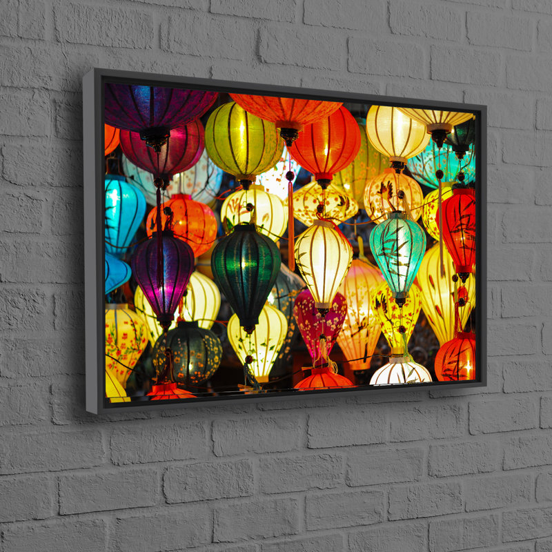 Print on Canvas, 50 cm H x 70 cm W, Framed Print without Mat, Black