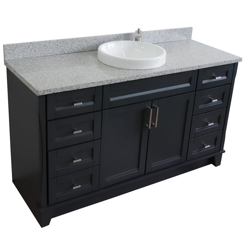 Ensemble de meuble-lavabo simple 61 po Strattenburg, Granite