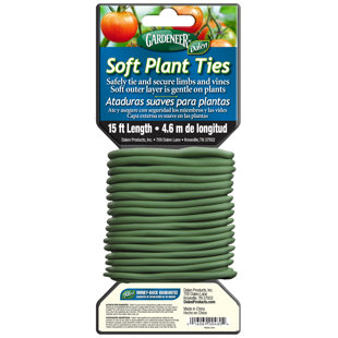 Attache pour plante douce, rouleau d'entraînement de 15 pieds de vigne caoutchoutée et de treillis, par Dalen Products