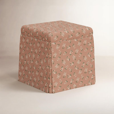 Pouf de rangement à jupe Dyer