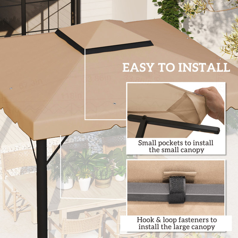 Versatile Gazebo Replacement Canopy for Outdoor Enjoyment and Protection
