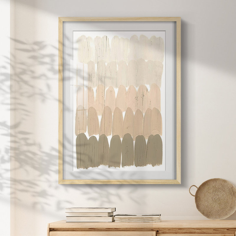 Earth Tone Swatch I - Impression encadrée, Naturel, H 28,5 po x l 20,5 po