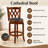 Harold Swivel Upholstered Faux Leather Counter Stool with Solid Wood Frame-570452265-570452279
