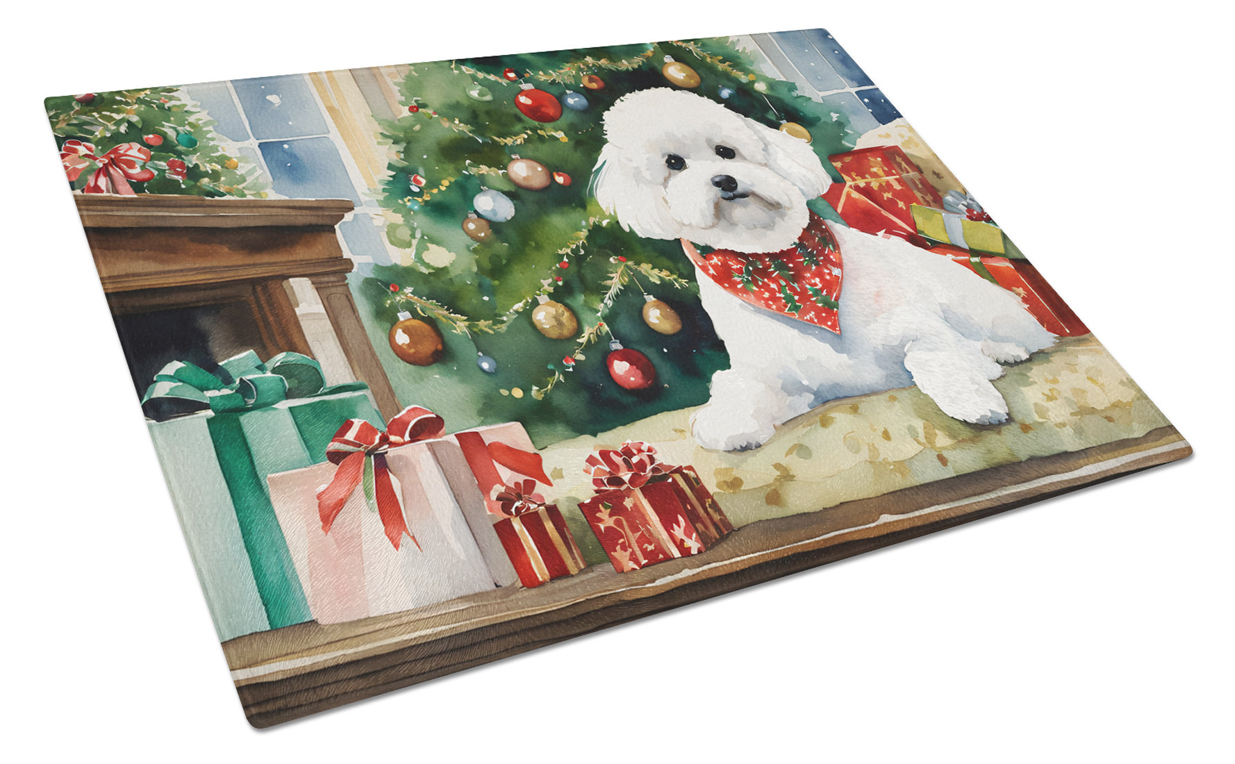 Caroline's Treasures Bandiera Da Giardino Bichon Frise Ringraziamento – Double Face, 100% Poliestere – Made In USA, Multicolore - 3