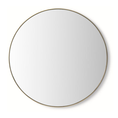 Aalina Round Stainless Steel Mirror