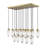 Vannie 17 - Light Steel Dimmable Round / Oval Chandelier-451603969