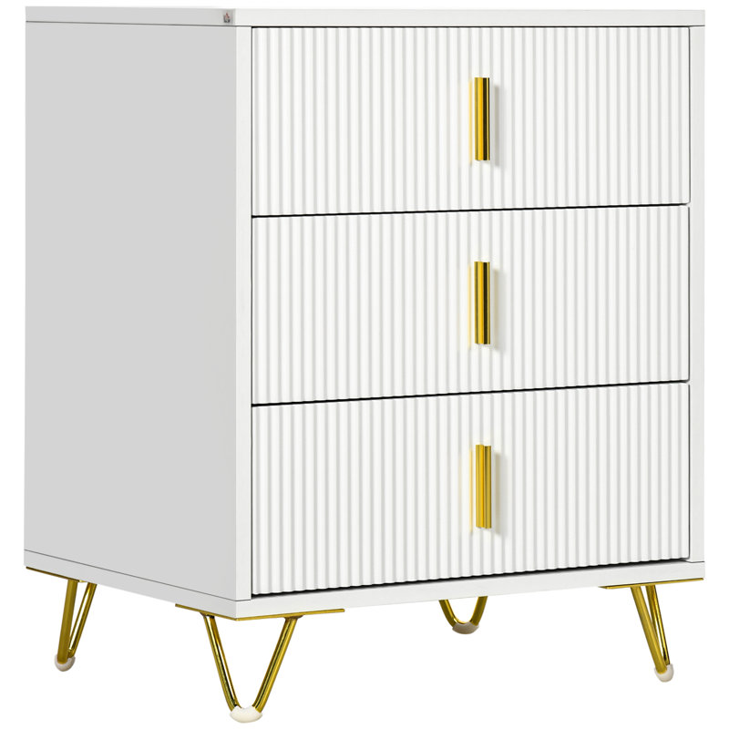 Ahitana 50 cm W Chest of 3 Drawers