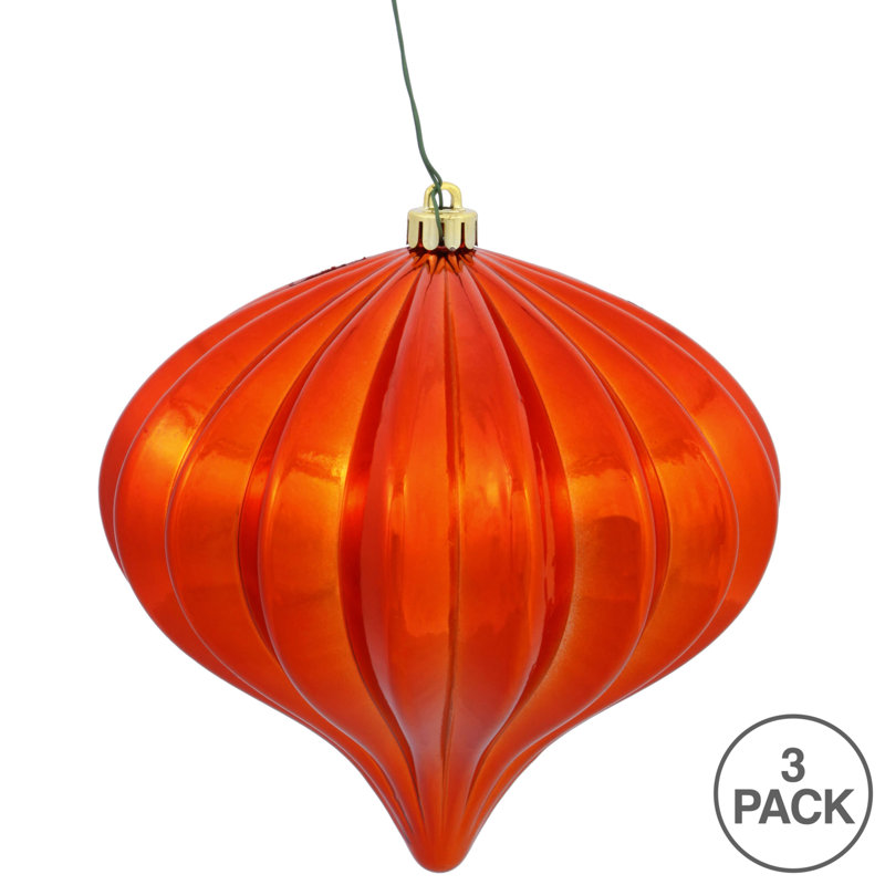 Ornement de Noël 5,7 po UV, Burnt Orange