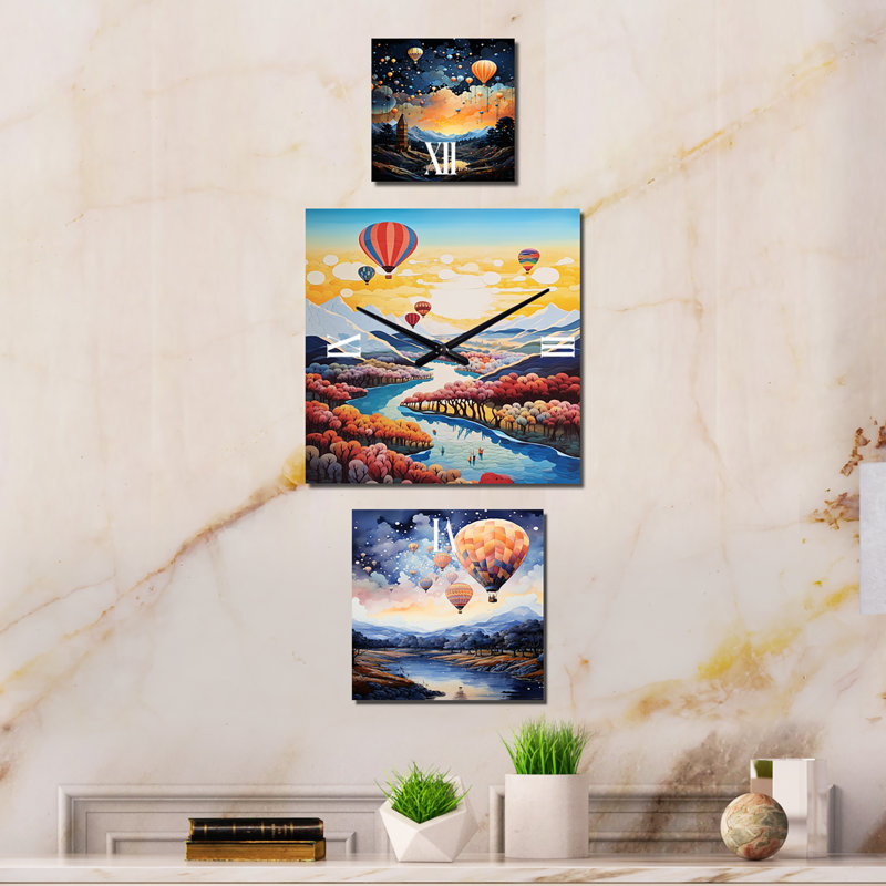 Mackayla Metal Wall Clock
