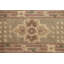 Tapis oriental en laine à teinture végétale unique de style art déco noué à la main 5 pi 8 po x 8 pi 6 po