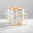 Wire Storage Basket with Handles - Metal Storage Baskets for Shelving - Soft Brass-106489853-106489854