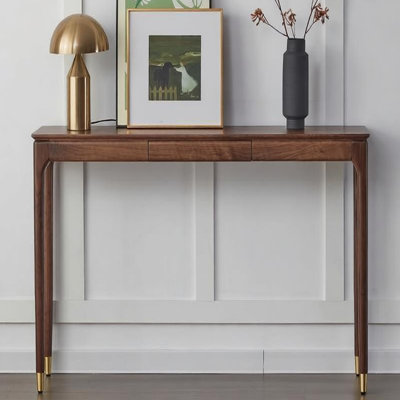Table d'entrée moderne et minimaliste à pieds hauts