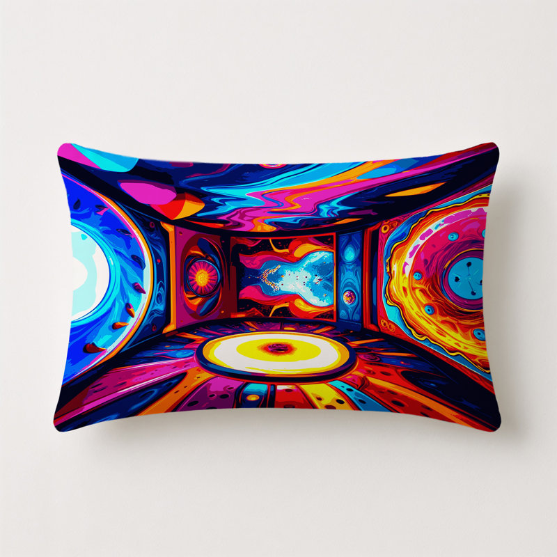 Ether Vision Indoor And Outdoor Throw Pillow, Rectangle 20"H x 14"W