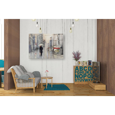 'Spring Rain New York' by Julia Purinton, Acrylic Glass Wall Art