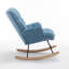 Chaise berçante de chambre de bébé à bascule, fauteuil oscillant rembourré pour le salon, la chambre à coucher-700272001