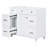 16.65'' Single Bathroom Vanity Base Only-99996311