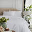 Garyson Cotton Solid Colour Duvet Cover Set with Pillowcases-1894213195