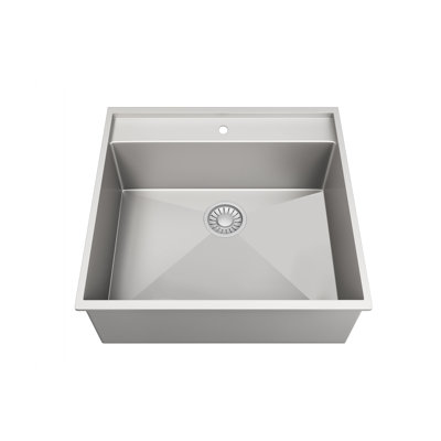 18" Single Bowl Dual Mount Kitchen Sink