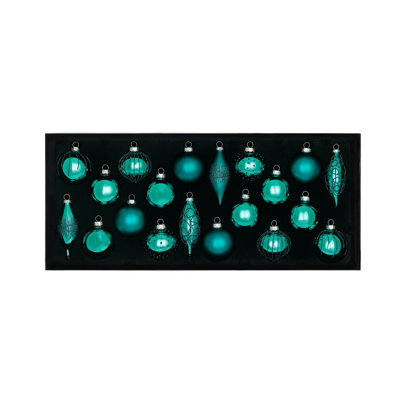 11.61 cm Plastic / Acrylic Shatterproof Bauble, Teal