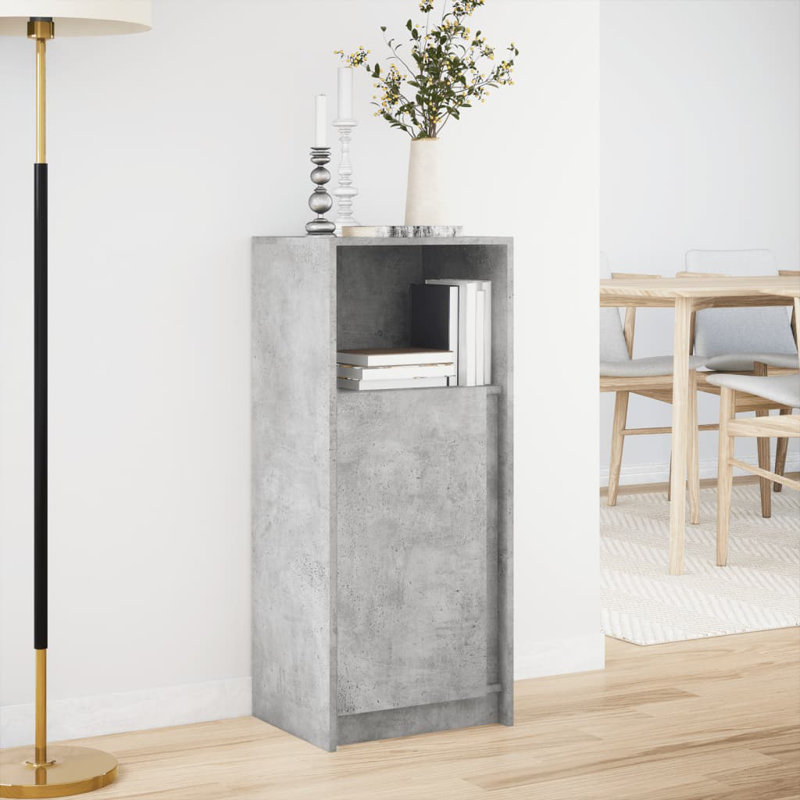 Damariyon 42.5cm Sideboard, Concrete Grey
