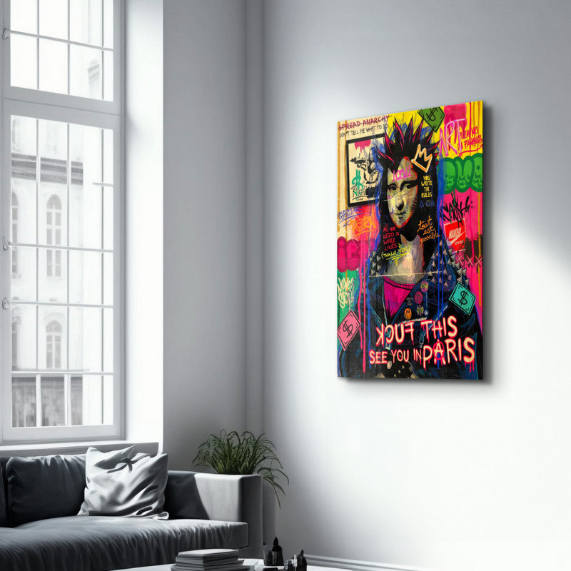 Elegant Tempered Glass Painting, 27.6 x 43.3 Inches | 100% Tempered Glass, Thickness: 0.16 Inches | UV Printed Artwork, Perfect for Home Decor & Modern Interiors, Stunning Visuals for Any Room