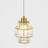 Aurevane 1-Light Dimmable Crystal Drum Pendant Light
