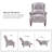 Ariany Floral Polyester Manual Reclining Chairs with Nailhead Trim (Set of 2)-842269337