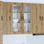 Vidaxl Kitchen Wall Cabinet Brown Oak 60 X 31 X 100 Cm Engineered Wood-121217938-121217932