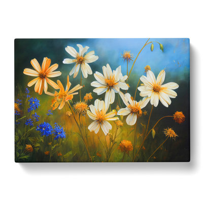 Ethereal Wildflowers Floral - Wrapped Canvas