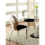 Chaise d'appoint contemporaine l 17,4 po (2 / RCT), argent / noir