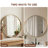Aluminum Frame Round Wall Mirror, Modern Circle Mirror for Bathroom Vanity, Entryway, Living Room-126356011-126561342