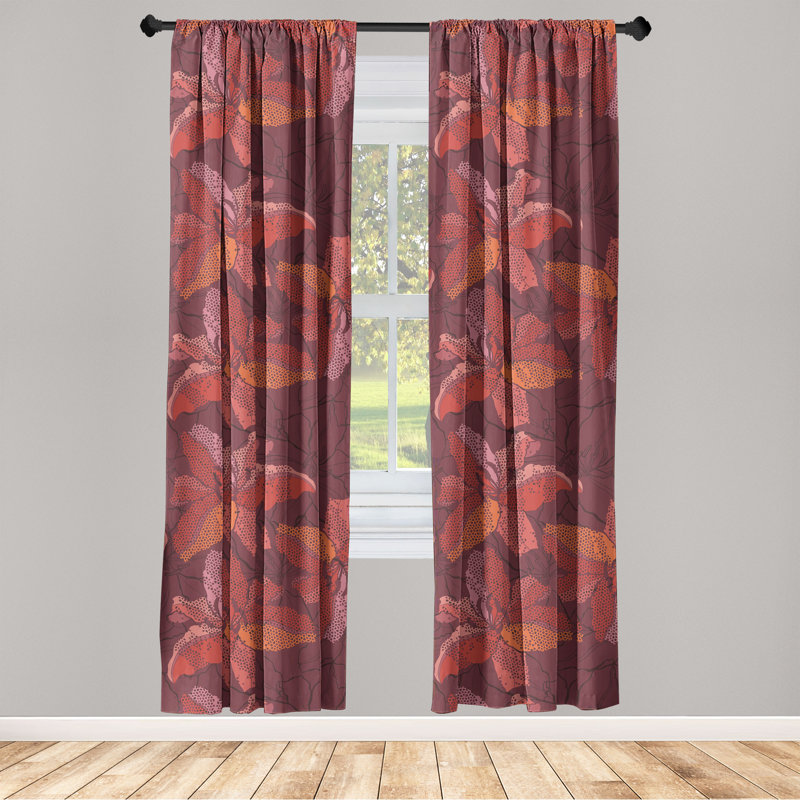 Semi Sheer Curtain Pair, 28" W x 95" L